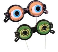 Genérico Gafas Divertidas Con Acción De Parpadeo Manual, Gafas Guiñadoras Para Actuaciones, Fiestas Y Fotos (B*2)