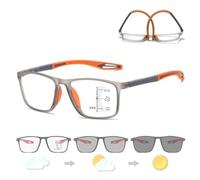 Genérico Gafas Inteligentes Autograduables, Lentes de Lectura Fotocromáticas, Lentes Para Computadora Anti Luz Azul y Gafas Progresivas Multifocales Con Marco Deportivo Ultraligero