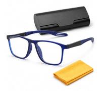 Genérico Gafas Inteligentes Autograduables, Lentes Para Leer Hombre, Blue Light Glasses, Armazón De Lentes Para Mujer, Estilo Deportivo, Con Bloqueo De Luz Azul, Cómodos Lentes(Azul,2x)