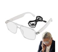 Genérico Gafas Inteligentes con IA para Hombres,Gafas con IA Traductora - Lentes Multifunción con Batería Duradera para Videollamadas Y Lectura