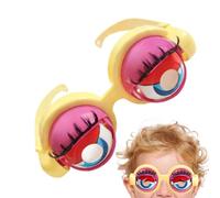 Generico Gafas Locas,Fotográficas Divertidas Intermitentes | Gafas De Disfraz Con Bulbo Ocular Guiñante,Para Adultos Mujeres Disfraz Etapa Photo Booth Photoshoot Performance Cumpleaños