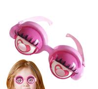 Generico Gafas locas, fotográficas divertidas intermitentes, gafas de disfraz para adultos de bulbo ocular | para adultos, mujeres y hombres, disfraz de Photo Booth Cosplay