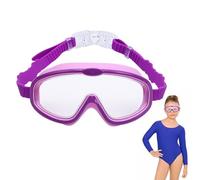 Genérico Gafas Natación Niños - Borde Silicona Elástica, Lente Antivaho Clara Visión, Protección Vista Rayos Ultravioleta, Puente Nariz Flexible PU | Gafas Acuáticas para Muchachos & Muchachas