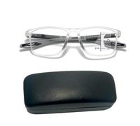 Genérico Gafas Progresivas Hombre Mujer, Gafas Presbicia Multifocales | Gafas Fotocromáticas con Filtro Luz Azul, TR90 Lentes de Lectura con Estuche