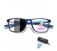 Genérico Gafas Progresivas Inteligentes Multifocales 3 en 1 para Hombre y Mujer-TR90 Gafas de Lectura Fotocromáticas con Filtro Luz Azul&UV, Gafas de Sol Montura TR90 con Bisagras de Muelle