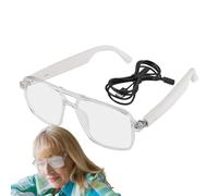Genérico Gafas Traductoras - Gafas Inteligentes para Viajes, Conducir Y Reuniones | Diseño Ligero para Llamadas, Vídeo, Lectura Y Traducción con Estilo Moderno