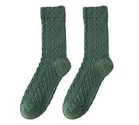 Genérico Gainant sans couture match espesado caliente tube calcetines mujer calcetines gruesos negro invierno, verde, Talla única