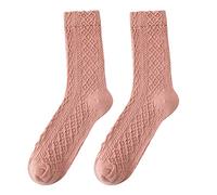 Genérico Gainant sans couture match espesado caliente tube calcetines mujer calcetines gruesos negro invierno, rosa, Talla única