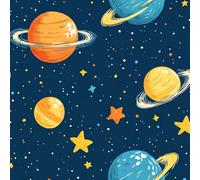 Genérico Galaxia Universo Papel Pintado Autoadhesivo Planeta Pintado 44x600 cm Papel de Pared Removible Impermeable Estilo Vinilo PVC Pegatina es Estante del cajón de la cubierta del rodillo