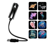 Genérico Galaxy Star Projector Night Light with USB, Galaxy Night Light projector, Moon Planet Nebulae Ocean Lamp Projector, Plug & Play HD Star Projector for Bedroom Car Ceiling Decor (Ocean)