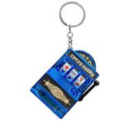 Generico Game Keychain Pendant -3.9x2.4x5.5cm Fruit Game Machine Keychain, Easy To Carry Fashionable Decoration Tool Nostalgic Fun Released For Mobile Phones, Key Rings, Backpacks, azul,