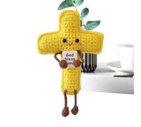 Generico Ganchillo de punto - Figura de hecho a mano de 8 cm, simpático y divertido de colección | Juguete decorativo inspirador para la casa, el cumpleaños, la inauguración