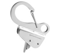 Genérico Gancho Corredizo - Grapas de Anclaje Sin Nudos - Liberación Rápida con Clip Ajustable De Acero Inoxidable para Pesca Carga Camping Embarcaciones Kayaks Equipaje