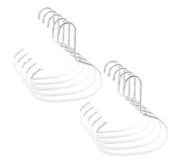 Genérico Gancho De Acero Gorras | 10 Ganchos Fuertes Para Almacenamiento De Gorras - Organizador de de Béisbol Colgador - Para Corbata Cinturón Sostenes