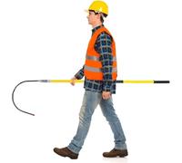 Genérico Gancho de Rescate de Alta tensión para Bomberos y Personal de emergencias, Anti-electrocución, 2 m/6,5 pies, para linieros y electricistas.