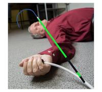 Genérico Gancho de Rescate eléctrico Aislado para Alta tensión, 10, 35 y 110 kV, Equipo de protección de Emergencia, Palo de Rescate para revisión de vehículos de Nueva energía (Verde, 2 m/