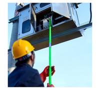 Genérico Gancho de Rescate para Seguridad eléctrica - Varilla de accionamiento de Interruptor de Potencia de Fibra de Vidrio de 2,1 m a 10 m | Equipo de liniero para Mantenimiento de Cables y estacio