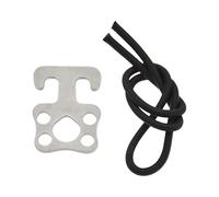 Generico Gancho de seguridad para cuerda deriva | Hebilla lateral de acero inoxidable para cinturón submarino - Accesorio de seguridad sumergible multifunción para actividades acuáticas al aire libre