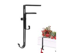 Generico Gancho para guirnalda, robusto soporte metálico sin agujeros, porta cartel de bienvenida, soporte para decoración navideña colgante, para Pascua, Halloween, otoño fiestas