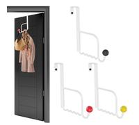 Genérico Gancho Sobre La Puerta - Organizador De Toallas Y Sombreros De 3 Piezas | Ganchos Organizadores Para Toallas - Para Dormitorio Baño Cocina Estudio Hogar Residencia Apartamento Casa De Campo