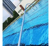 Genérico Gancho telescópico de Rescate para Piscinas con Poste de aleación de Aluminio de 2 m - Herramienta Salvavidas portátil para Piscinas, Barcos, Playas y Parques - Equipo Esencial para prevenir