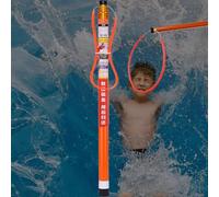 Genérico Gancho telescópico de Rescate para Piscinas con Poste de Fibra de Vidrio de 4,5 a 6 m: Herramienta Esencial para la prevención de ahogamientos, rescates de Emergencia y Seguridad en Piscinas