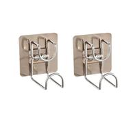 Genérico Ganchos autoadhesivos de 8 uds, soporte for lavabo montado en la pared, Compatible con gancho almacenamiento for colgar el fregadero del baño, ahorro espacio