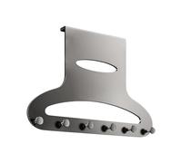 Genérico Ganchos Colgadores de Toallas para Puerta - Estante organizador metálico de un dormitorio,Organizador que va detrás de la puerta,para Baño Hogar Entrada Cocina Apartamento Dormitorio