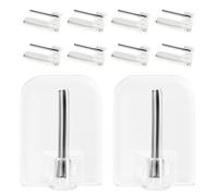 Genérico Ganchos De Pared Pequeños Blancos,Ganchos Autoadhesivos De Pared,Perchas de pared pequeñas blancas - adhesivos fuertes para cocina, habitación de niños, sala de estar, baño y dormitorio