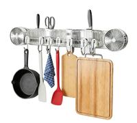 Genérico Ganchos de Resistentes - 8 Colgadores Extraíbles Resistentes Sin Taladrar - Ganchos de Cocina de Pared Sin Dañar | Para Hogar Baño Azulejo Metal Toalla Esponja Tabla De Cortar