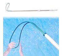 Genérico Ganchos de Seguridad para Piscinas de Emergencia - Poste telescópico de Rescate de 8 m/26 pies con Cuerda para prevención de ahogamientos, Equipo Salvavidas para Piscinas y Parques acuáticos