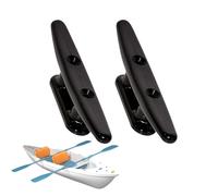 Genérico Ganchos para Barcos | Black Boat Clam Cliat, 4 Pulgadas Clips de Cuerda de Achique de Muelle de Barco No Deslizante, Ganchos Náuticos, Decoración costera para navegantes