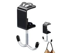 Genérico Gancio per Morsetto da Scrivania - Doppi Ganci in Ferro Regolabili, Supporto Robusto per Borsa, Cuffie o | Ideale per Ufficio, Casa, Garage, Sotto il Tavolo, Scrivania Organizzazione