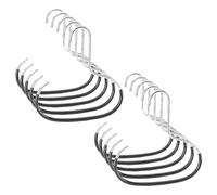 Genérico Gancio Portacappelli In Acciaio,10 Pezzi Multifunzionale A Risparmio Di Spazio Per Cappelli,Cappelliera Per Cappellini Da Baseball | Pers Cravatte, Cinture, Abiti, Reggiseno, E Borse