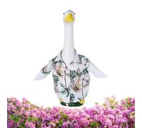 Genérico Gans Outfit | Hawaii Gans Kostüm | Garten Deko - Nylon 150g Hawaii Muster Lebhaft Vielseitig | Gäne Shirt Weihnachten Ostern Party Garten | Außenbereich Hinterhof Rasen Balkon Terrasse G