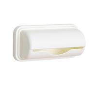 Genérico Garbage Bag Dispenser, Wall Mounted Trash Holder, Compact Organizer, Easy Access Storage for Kitchen Bathroom Use, Hidden Bag Container for Under Sink or Counter Cabinet Mount