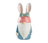 Genérico Garden GNOME - Figura de Resin Easter Bunny de 8,66 pulgadas | Cute Bunny GNOME with Bow and Ears, Outdoor Lawn Decor for Spring Home Yard, Patio Indoor and Table Centerpiece