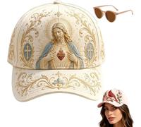 Genérico Garden Morning Baseball Cap, Adjustable Cotton Hummingbird Flowers Baseball Hat, Women's Sparkle Washed Botanical Sun Hats