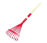 Genérico Garden Tool, Kids Outdoor Toy, Beach Spade Set, Wooden Handle Iron Build, Fun Sand Play, Ideal for Boys Girls Yard or Beach, 27.56x6.3 Inches, Red Blue Color, 1 Piece