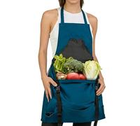 Genérico Gardening Apron, Waterproof Quick-Release Canvas Outfit with Pockets, Harvest and Picking Apron for Gardening, Horticulture, Lawn, Field, Outdoor Vegetable and Fruit Harvesting, Spring Work