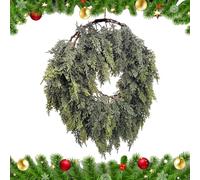 Genérico Garland de Navidad - 70.86 Pulgadas VERDADERA Artifical para Festivo, Look Realista con Acento de Vacaciones, una Guirnalda Falsa para Chimenea la Mesa, Verde