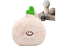 Generico Garlic Plush Doll - Juguete de peluche vegetal | Soft Squeezable Plush Toy | Juguetes de felpa suave | Funny Vegetable Stuffed Plush Toy | Home Decoration for Living Room, Bedroom & Study