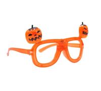 Genérico Gases De Calabaza - Guezas De Calabaza LED LED | Light Up Gafas Sol Divertidas Glow In The Dark Party Eyewear Para Niños, Adultos, Carnaval Y Favores Truco O Trato, Oncert