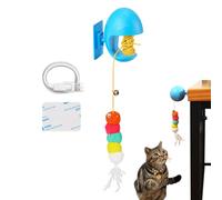 Genérico Gato Cuerda - Bite-Resistant Lighted Ejercier, Electric Cat Toy Rope Auto Retracting | for Bedroom Study Room Gabinet Wall Door Frame Small to Large Breeds