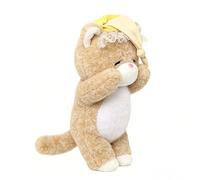 Genérico Gato de Peluche,35 cm Suave y Tierno Adormilado - Juguetes para Niños - para Niños y Adultos, Sala de Estar, Sofá, Cama, Silla, Mesita de Noche, y Decoración del Hogar y Coche