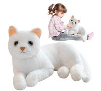 Generico Gato de peluche | Juguete de la muñeca de la felpa del gato de simulación - Juguete de la felpa del cojín del gato 3D, juguete del despertar rea