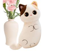 Generico Gato de peluche - Juguete decorativo suave realista - decoración de peluche gato, para uso doméstico, interior, dormitorio, escritorio, exterior, niñas, chicos, mujeres, hombres