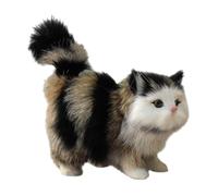 Genérico Gato Realista de Peluche, Gato Realista, pequeños Animales de Peluche, s de de Gato, de Peludo, para niños, Regalos de cumpleaños, de para Accesorios de Fotos, compañ