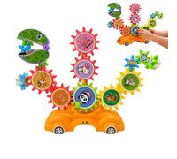 Genérico Gear Building Toy Early Learning Set - 26x8x17cm 400g Electric Interlocking Blocks - Stem Cognitive Development Dinosaur Features For Kids - Educational Science Kit