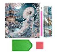 Genérico Gem Art Kit, Diy Jewel Painting, Compact Size for Craft, Shine Elegant Decorative Feature, Household Utility Category, Craft for Kids Adults Family Home Bedroom Living Room Office Wall